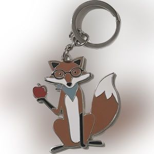 🍄Teaching is a Work of Heart KeyChain Enamel Metal 1” Ring Teacher Zipper Pull